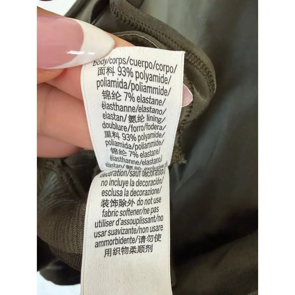 Victoria’s Secret PINK Olive Green Seamless Racerback Workout Tank XL - Picture 5 of 5